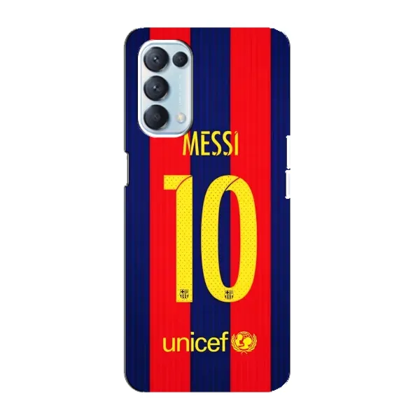 Чехол с принтом «Messi Barca 10» для OPPO Reno5 4G Чехол с принтом «Messi Barca 10» для OPPO Reno5 4G