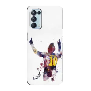 Чехлы Месси для Oppo Reno5 4G (AlphaPrint) (Messi Barca)