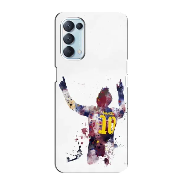 Чехол с принтом «Messi Barca» для OPPO Reno5 4G Чехол с принтом «Messi Barca» для OPPO Reno5 4G