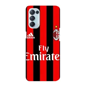Чохли для Oppo Reno5 4G (VPrint) - Футбольні клуби (Milan)