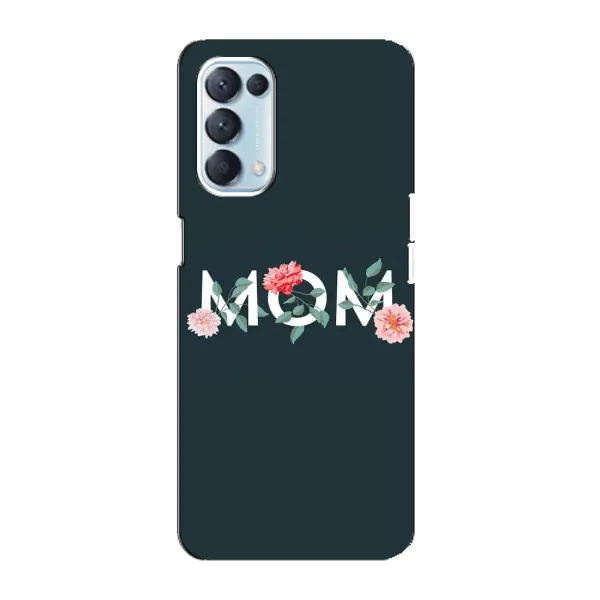 Чехол с принтом «Mom дизайн» для OPPO Reno5 4G