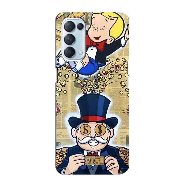 Чехол с принтом «Монополия Мен» для OPPO Reno5 4G