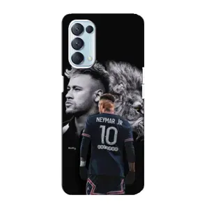 Чехол Неймар для Oppo Reno5 4G (AlphaPrint) (Неймар Лев)