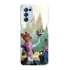 Чохол Зоотрополіс на Oppo Reno5 4G (Герої мультфільму Зоотрополіс)