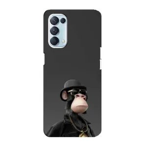 Чехлы с Обезьянами NFT для Oppo Reno5 4G (AlphaPrint) (Обезьяна NFT)