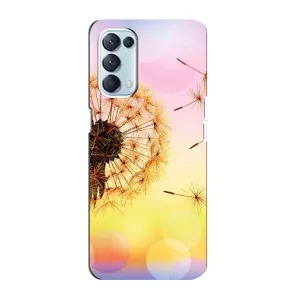 Чехол с картинкой (Стильные) для Оппо Рено 5 4G - (AlphaPrint) (Одуванчик)