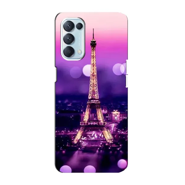 Чехол с принтом «Париж Башня» для OPPO Reno5 4G Чехол с принтом «Париж Башня» для OPPO Reno5 4G