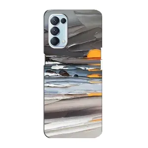 Чехол с картинкой (Стильные) для Оппо Рено 5 4G - (AlphaPrint) (Пастель)