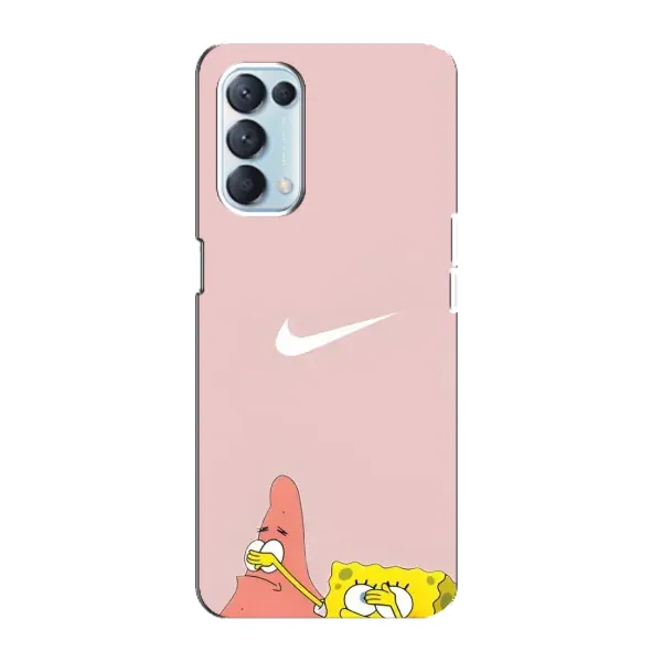 Чехол с принтом «Патрик и Губка» для OPPO Reno5 4G Чехол с принтом «Патрик и Губка» для OPPO Reno5 4G