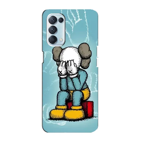 Чехол с принтом «Плач Bearbrick» для OPPO Reno5 4G