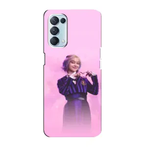 Чохол з дизайном Венздей 2 на Oppo Reno5 4G (Яскрава Енід Венздей)