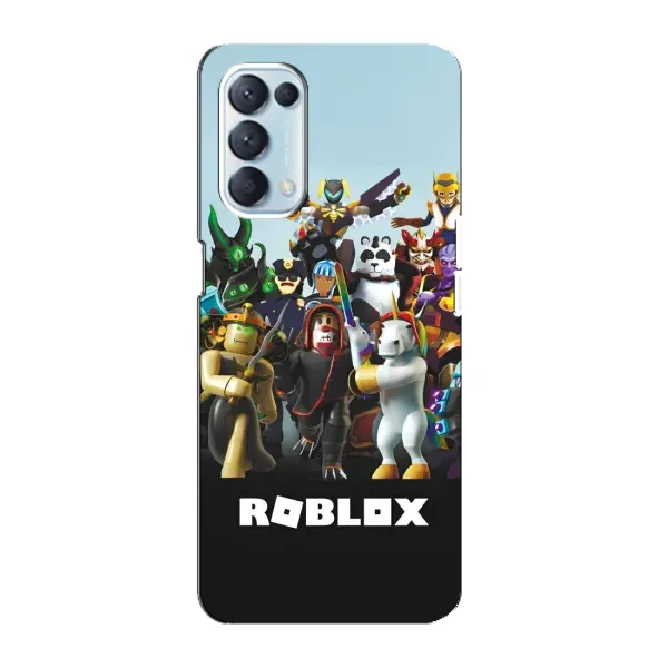 Чехол с принтом «ROBLEX» для OPPO Reno5 4G