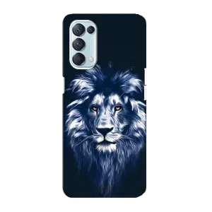 Чохол з картинкою ЛЕВ для Oppo Reno5 4G (VPrint)