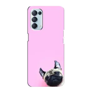 Чехлы с собаками для Oppo Reno5 4G (VPrint) (Смешная собака)
