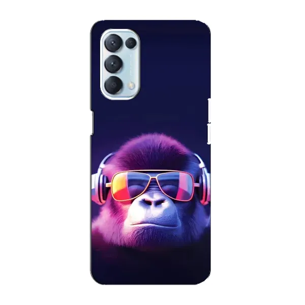 Чехол с принтом «Стильная обезьяна» для OPPO Reno5 4G Чехол с принтом «Стильная обезьяна» для OPPO Reno5 4G