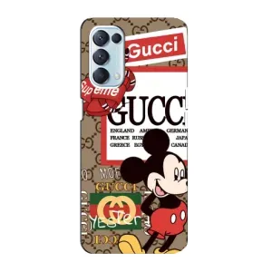 Чехол Disney Mouse Oppo Reno5 4G (PREMIUMPrint) (Стильный Микки)