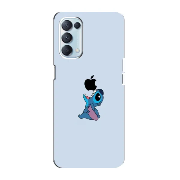Чехол с принтом «Stitch apple» для OPPO Reno5 4G