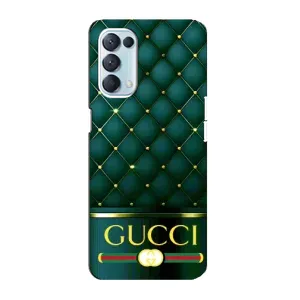 Чохли GUCCI для Оппо Рено 5 4G (AlphaPrint) (Текстура Гуччі)