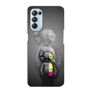 Чехлы для Oppo Reno5 4G - Bearbrick Louis Vuitton (PREMIUMPrint) (Тело Bearbrick)