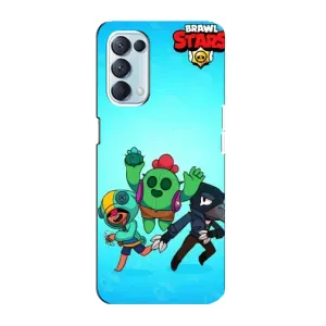 Чехлы Brawl Stars для Oppo Reno5 4G (AlphaPrint) (Трио героев)