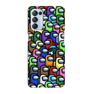 Чехол Амонг Ас для Oppo Reno5 4G (AlphaPrint) (Убит)