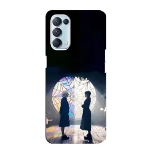 Чохли Венсдей на Oppo Reno5 4G Уенсдей (AlphaPrint) (Венздей та Інід)