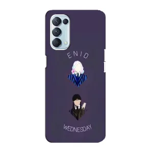 Чохли Венсдей на Oppo Reno5 4G Уенсдей (AlphaPrint) (Венздей і подруга)