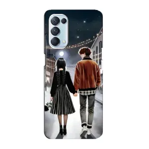 Чохол з дизайном Венздей 2 на Oppo Reno5 4G (Венздей та Тайлер)