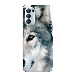 Чехлы с картинками животных Oppo Reno5 4G (Волк)
