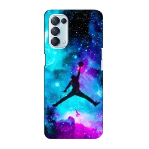 Чехлы для Oppo Reno5 4G - с картинкой JORDAN (AlphaPrint) (Яркий Джордан)