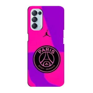 Чохли PSG для Oppo Reno5 4G (AlphaPrint) (яскравий ПСЖ)