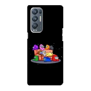 Чехол Амонг Ас для Oppo Reno5 Pro Plus 5G (AlphaPrint) (Амонг-ас)