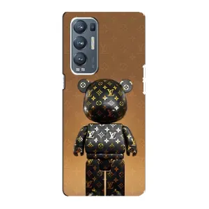 Чехлы для Oppo Reno5 Pro Plus 5G - Bearbrick Louis Vuitton (PREMIUMPrint) (Bearbrick)
