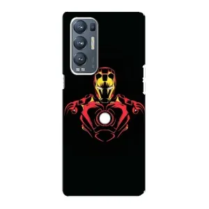 Чехлы с героями Марвел Oppo Reno5 Pro Plus 5G (VPrint) (Человек железный)