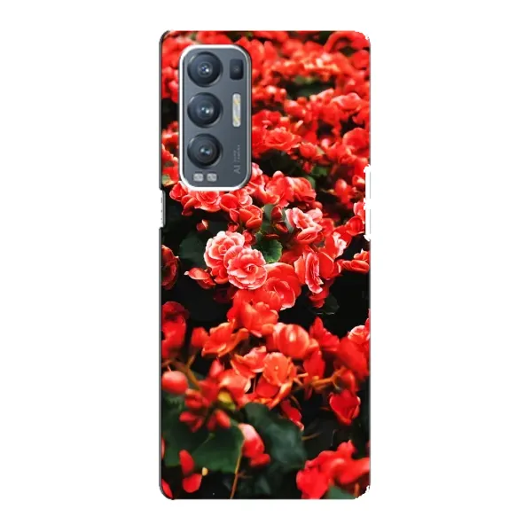Чехол с принтом «Цветы красные» для OPPO Reno5 Pro Plus (5G) Чехол с принтом «Цветы красные» для OPPO Reno5 Pro Plus (5G)