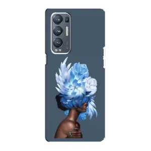 Чехлы (ART) Цветы на Oppo Reno5 Pro Plus 5G (VPrint) (Цветы на голове)