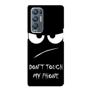 Чехол для Оппо Рено 5 Про Плюс (5G) - (AlphaPrint) с печатью (ТОП продаж) (Dont Touch)