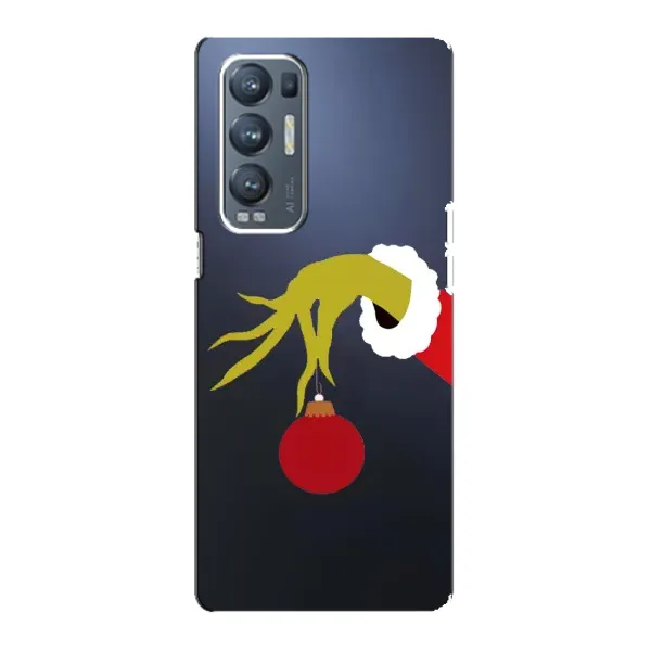 Чехол с принтом «Гринч с игрушкой» для OPPO Reno5 Pro Plus (5G) Чехол с принтом «Гринч с игрушкой» для OPPO Reno5 Pro Plus (5G)