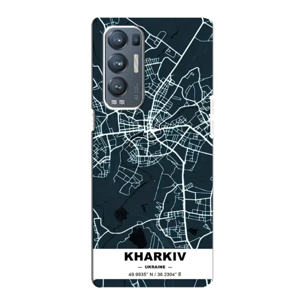 Чехол с принтом «Харьков» для OPPO Reno5 Pro Plus (5G)