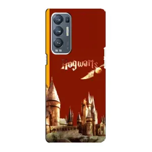 Чехлы с Гарри Поттером для Oppo Reno5 Pro Plus 5G (AlphaPrint) (Hogwarts)