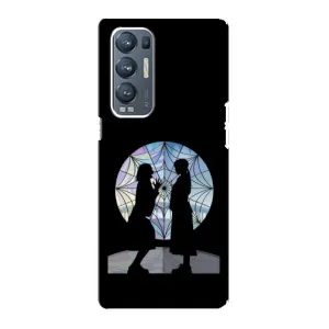 Чехлы Венсдей на Oppo Reno5 Pro Plus 5G Уэнсдей (AlphaPrint) (комната Уэнздей)