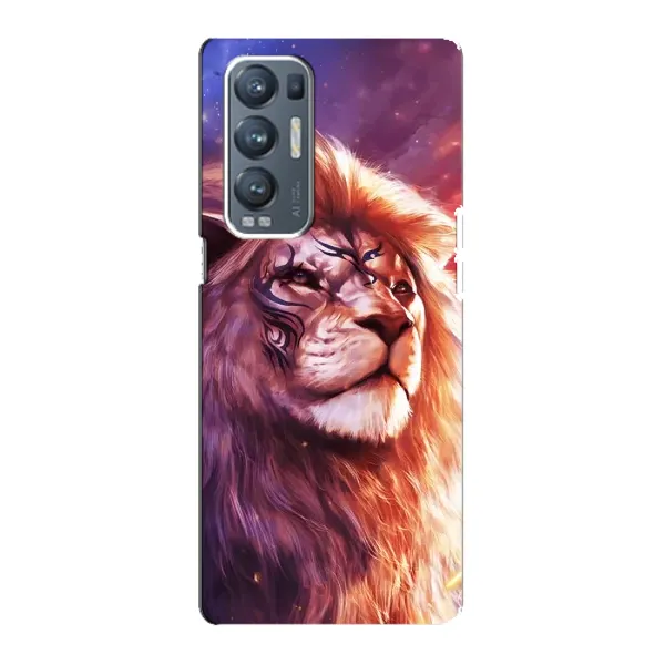 Чехол с принтом «Красочный Лев» для OPPO Reno5 Pro Plus (5G) Чехол с принтом «Красочный Лев» для OPPO Reno5 Pro Plus (5G)