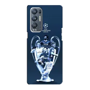 Чехлы для Oppo Reno5 Pro Plus 5G (VPrint) - Футбольные клубы (Кубок ЛЧ)