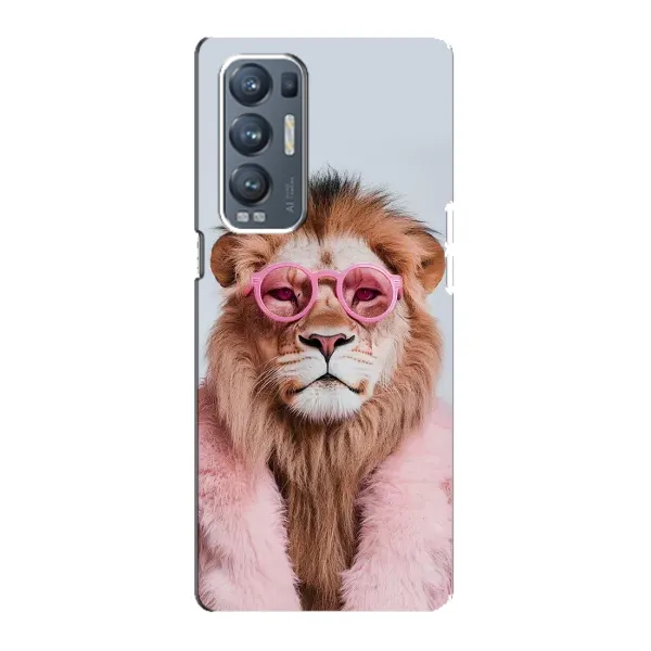 Чехол с принтом «Лев в очках» для OPPO Reno5 Pro Plus (5G) Чехол с принтом «Лев в очках» для OPPO Reno5 Pro Plus (5G)