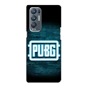 Чехол PUBG для Оппо Рено 5 Про Плюс (5G) (AlphaPrint) (Лого PUBG)