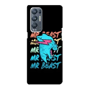 Чехлы Мистер Бист для Оппо Рено 5 Про Плюс (5G) (logo Mr beast)