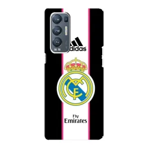 Чехол для Oppo Reno5 Pro Plus 5G с принтом Реал Мадрид (Лого Real Madrid)