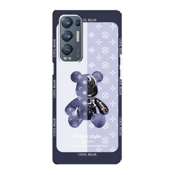 Чехол с принтом «Медвежонок LV» для OPPO Reno5 Pro Plus (5G)