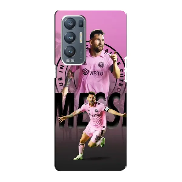 Чехол с принтом «Messi Miami» для OPPO Reno5 Pro Plus (5G)