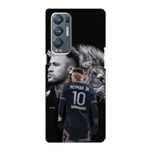 Чехол Неймар для Oppo Reno5 Pro Plus 5G (AlphaPrint) (Неймар Лев)